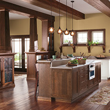 Harmony kitchen that transitions into the living space