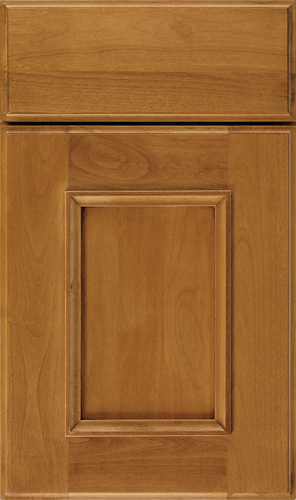 Atwater Alder flat panel cabinet door in Wheatfield