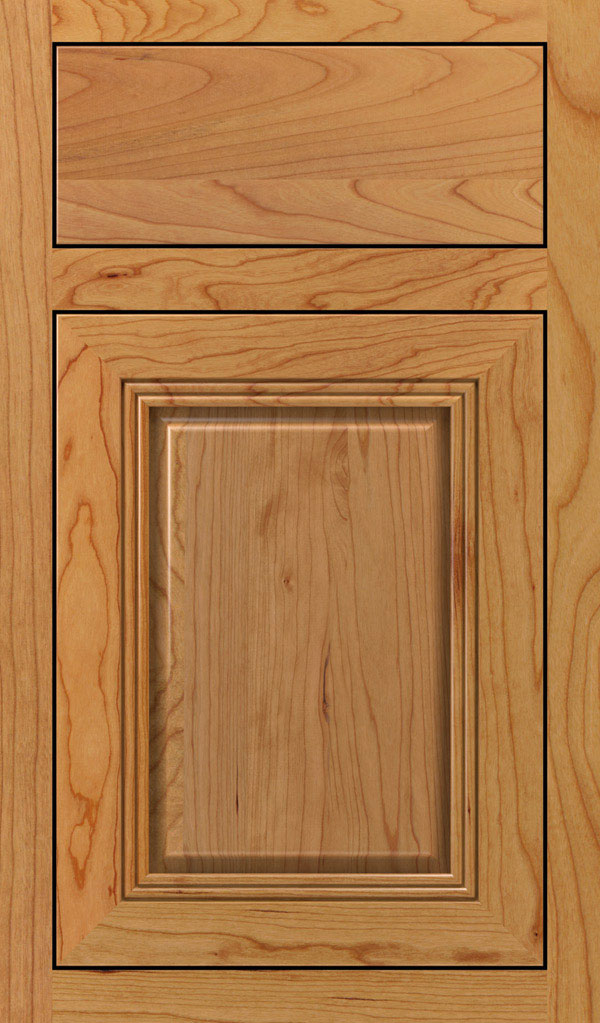 Cambridge Cherry Inset Cabinet Door in Natural