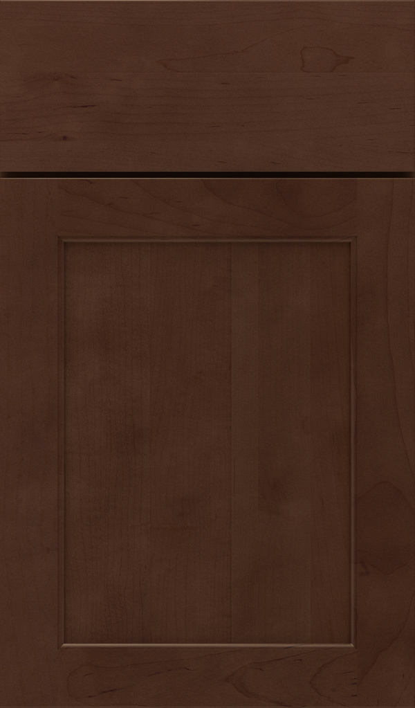 Prescott Maple Flat Panel Cabinet Door in Bombay