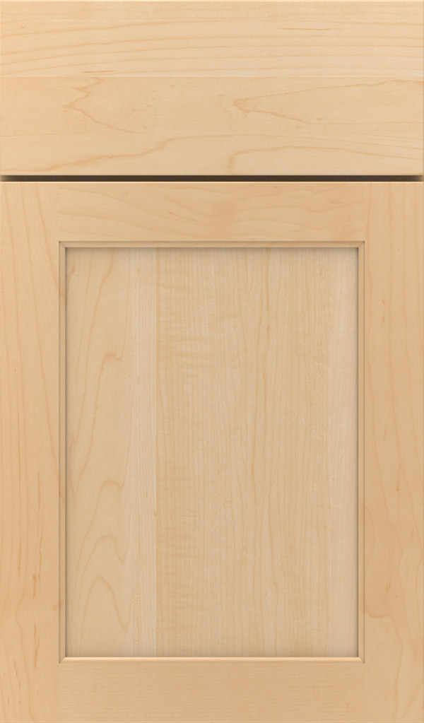 Prescott Maple Flat Panel Cabinet Door in Natural