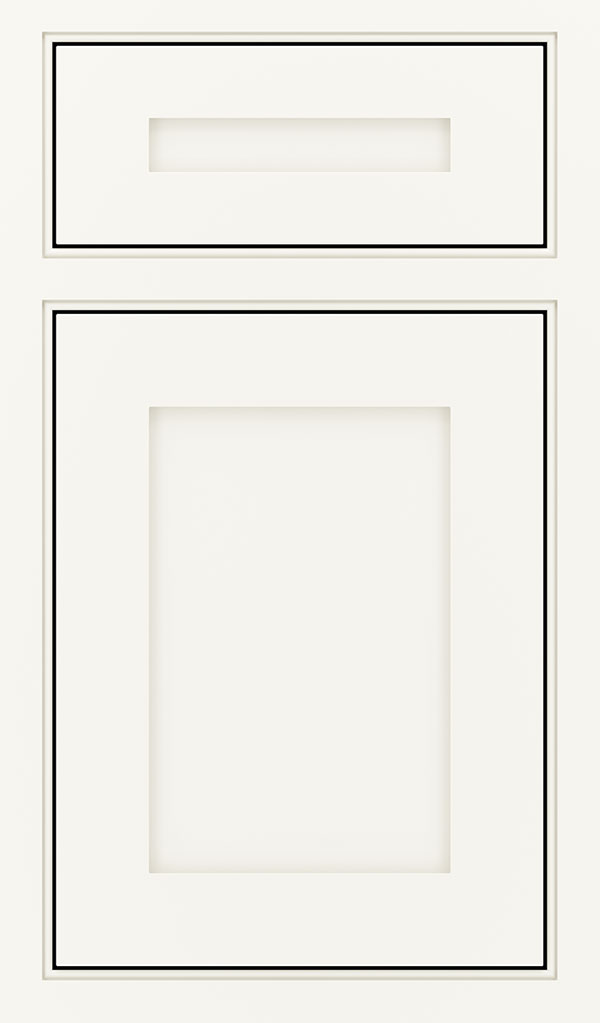 Harmony 5 Piece Maple Inset Cabinet Door in White
