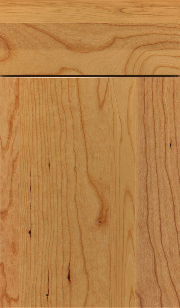 Marquis Cherry Slab Cabinet Door in Natural