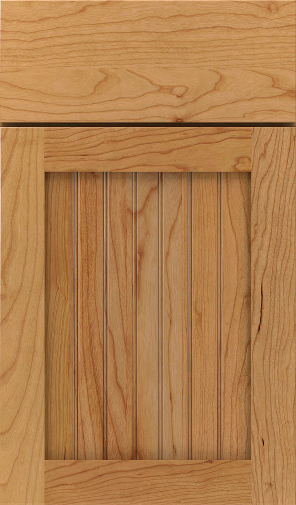 simsbury cherry beadboard cabinet door in natural