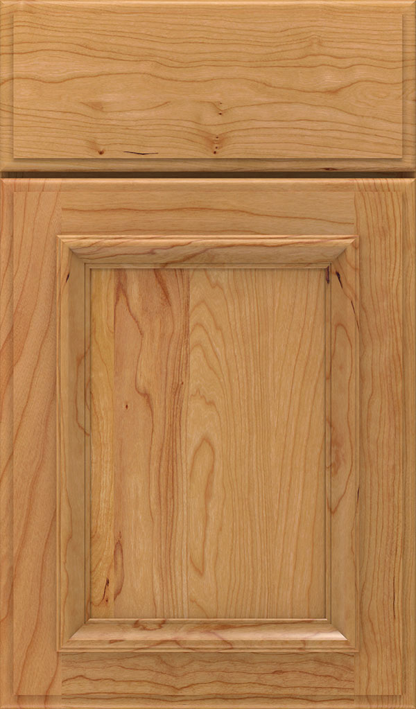 yardley cherry raised panel cabinet door in natural