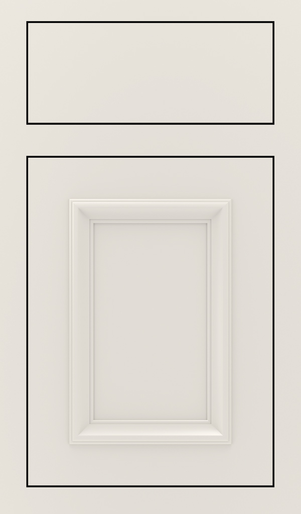 Yardley Maple Beaded Inset Cabinet Door in Crushed Ice